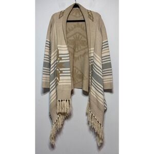 G. Reve Bohemian Cardigan Sweater Large Nomad Chic‎ Westerncore Cabincore Fall